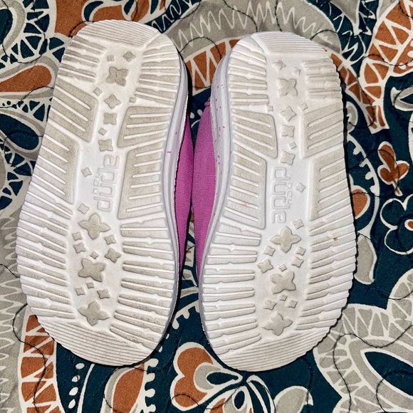 Pre-owned girls toddlers HEY DUDE SIZE k5 color pink - Picture 2 of 5